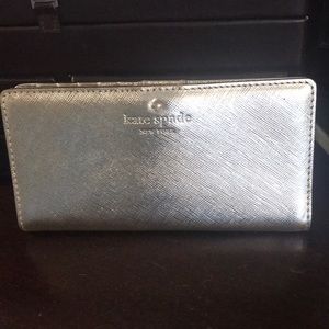 Gold Kate Spade wallet